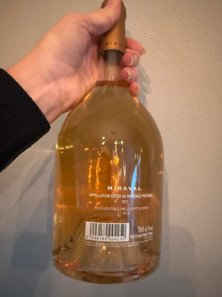 UNIQUE-Miraval 2012 – Pre-release Gegraveerde Prototype, Verzamelen, Wijnen, Zo goed als nieuw, Roséwijn, Frankrijk, Vol, Ophalen of Verzenden