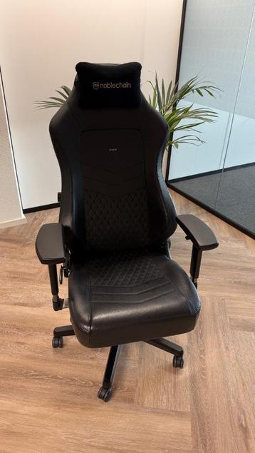 Noblechairs Hero Real Leather Black beschikbaar voor biedingen