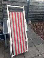 strand stoel, Tuin en Terras, Tuinstoelen, Ophalen of Verzenden, Gebruikt, Overige materialen, Inklapbaar