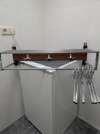 Stevige retro kapstok met hoedenplank., Huis en Inrichting, Woonaccessoires | Kapstokken, Ophalen, Hout, Wandkapstok, Minder dan 100 cm