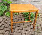 Vintage bijzettafeltje naaitafel plantentafel Scandinavisch, Ophalen, Gebruikt, 55 tot 75 cm, 60 cm of meer