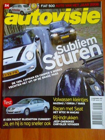 AutoVisie: Mini Cooper S Works, BMW 135i, Fiat 500, Porsche  beschikbaar voor biedingen