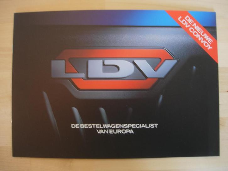 LDV Convoy Brochure ca 1998, Boeken, Auto's | Folders en Tijdschriften, Zo goed als nieuw, Overige merken, Ophalen