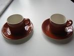 Twee mooie mokka kop en schoteltjes, Ophalen of Verzenden, Zo goed als nieuw, Overige stijlen, Kop(pen) en/of Schotel(s)