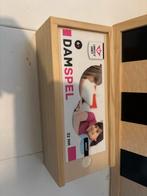 Houten Damspel van Longfield Games, Ophalen of Verzenden, Zo goed als nieuw, Schaken