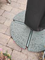 Zweefparasol met voet en hoes, Ophalen of Verzenden, Gebruikt, Zweefparasol, Kantelbaar