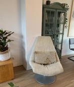 Draaifauteuil beige, Huis en Inrichting, Fauteuils, Ophalen, Gebruikt, Stof, 75 tot 100 cm
