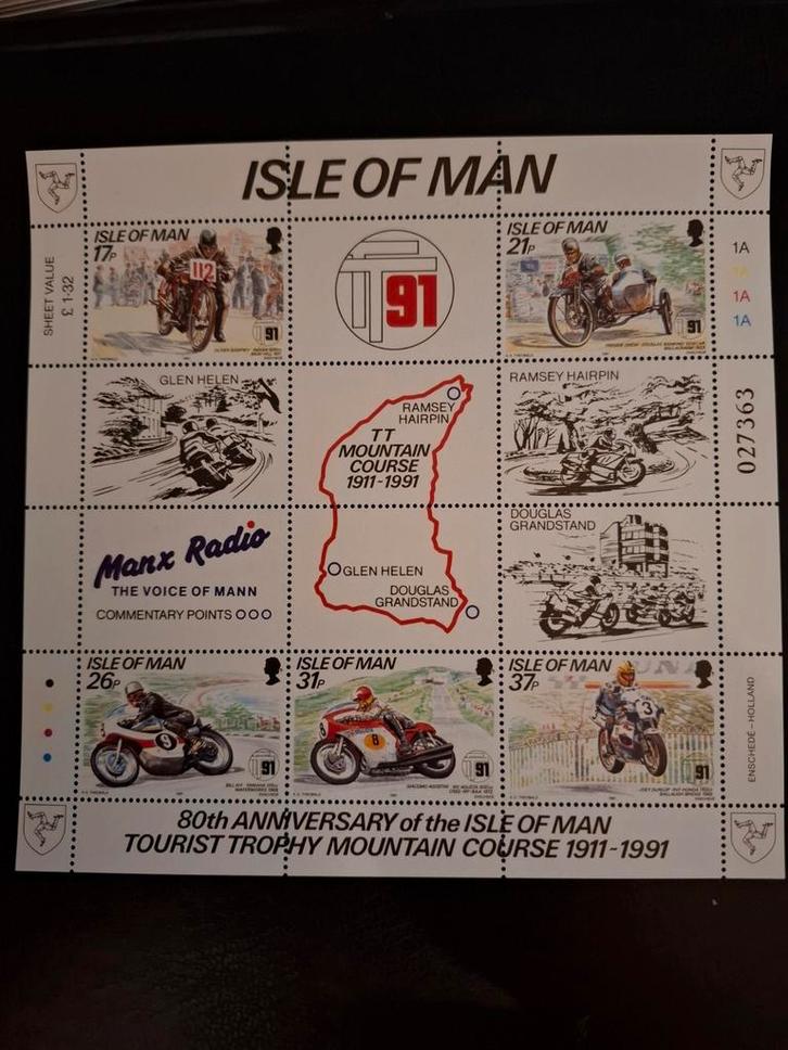 Man 1991 Motoren, Postzegels en Munten, Postzegels | Europa | UK, Postfris, Ophalen of Verzenden