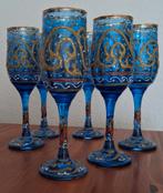 Handgeschilderde champagne glazen, Antiek en Kunst, Ophalen of Verzenden