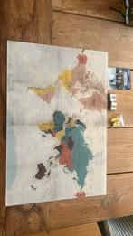 Wereldkaart.Plexiglas. 60x40, Ophalen of Verzenden, Zo goed als nieuw