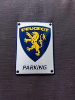 Emaille Peugeot bordje, Ophalen of Verzenden