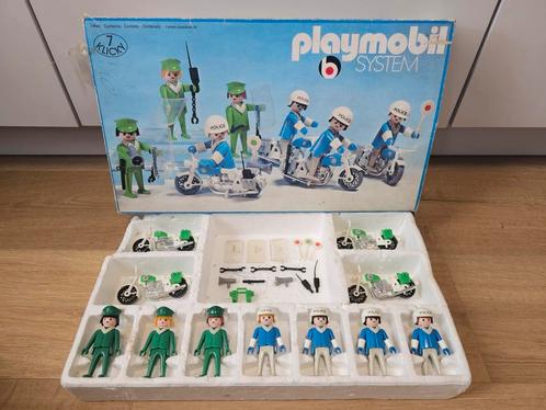 Playmobil 3401 politie set agenten - vintage met doos, Kinderen en Baby's, Speelgoed | Playmobil, Gebruikt, Ophalen of Verzenden