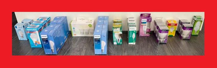 NIEUW div LED spaarlampen E14 & E27 Warm Wit philips nedis, Huis en Inrichting, Lampen | Losse lampen, Nieuw, Spaarlamp, Minder dan 30 watt