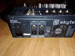 Skytec STL6A Versterkte Mixer, Ophalen of Verzenden, Gebruikt, 5 tot 10 kanalen, Microfooningang