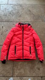Skijas skijack winter jas neon roze maat 158 164 ZGAN, Meisje, Ophalen of Verzenden, Zo goed als nieuw, Jas