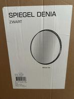 Nieuwe Spiegel Denia Zwart, Minder dan 50 cm, Rond, Nieuw, Ophalen of Verzenden
