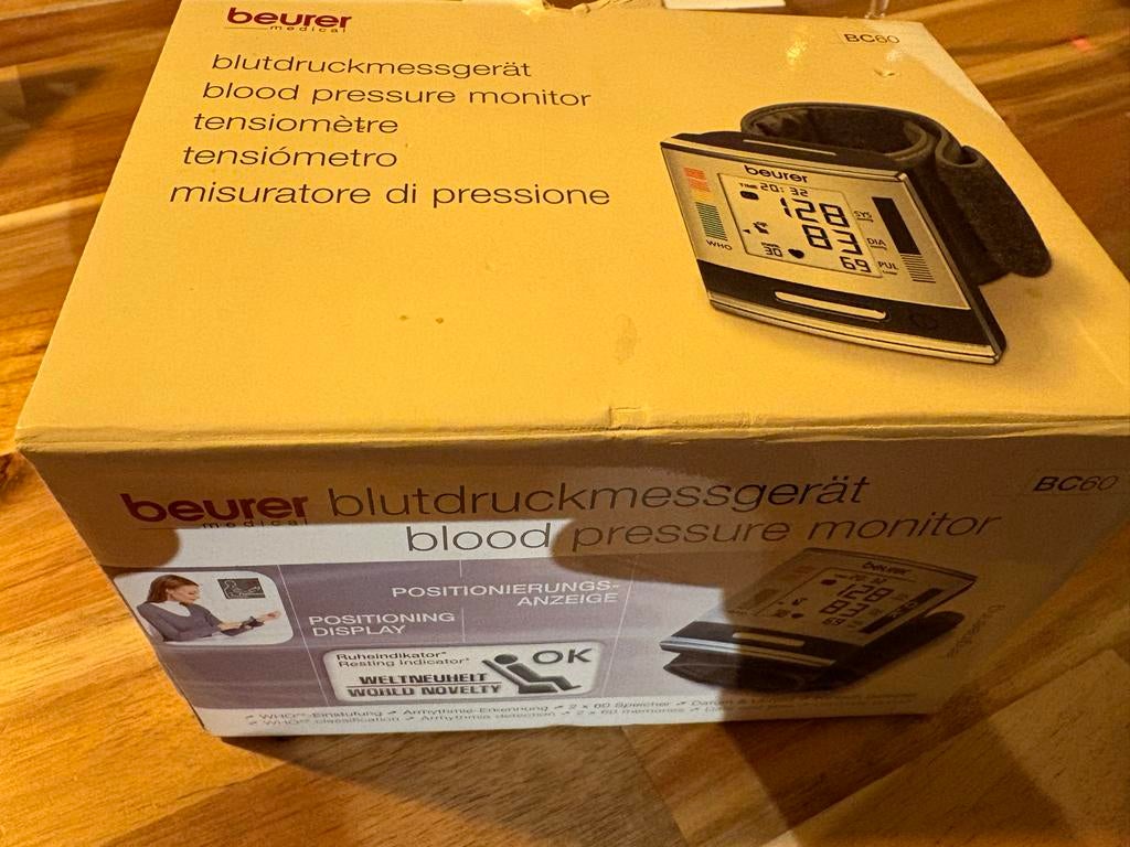 Pols bloeddrukmeter, Ophalen, Nieuw