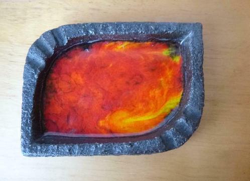 Jan van Erp Vintage Fat lava Brutalist keramiek asbak, Antiek en Kunst, Antiek | Keramiek en Aardewerk, Ophalen of Verzenden