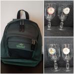 Grolsch rugzak+4x Grolschglas jubileumbieren, Verzamelen, Biermerken, Ophalen of Verzenden, Zo goed als nieuw, Overige typen, Grolsch