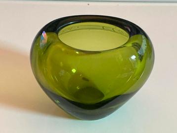 Holmegaard, DK. groen Menuet vaasje Per Lütken, 1955 - 1974 beschikbaar voor biedingen