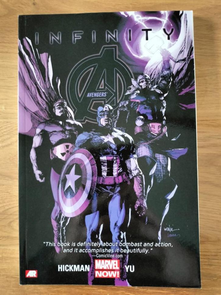 Avengers vol 4: Infinity TPB, Boeken, Strips | Comics, Zo goed als nieuw, Eén comic, Amerika, Ophalen of Verzenden
