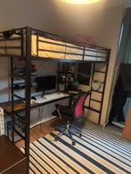 Eenpersoons metalen bed, Ophalen, Eenpersoons, Zo goed als nieuw, 90 cm