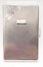 Art Deco Sigarettenetui - zilver., Antiek en Kunst, Antiek | Goud en Zilver, Ophalen of Verzenden, Zilver