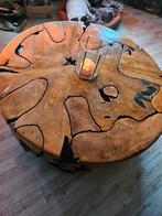 Unieke Epoxy Boomstam Tafel - Eyecatcher!, Ophalen, 200 cm of meer, 50 tot 100 cm, Minder dan 50 cm