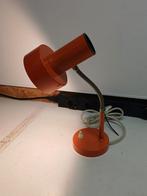 Vintage Oranje Tafellamp - 32cm / 450, Ophalen of Verzenden