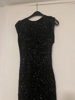 Elegante zwarte Costes gala jurk - maat M, Zwart, Zo goed als nieuw, Knielengte, Ophalen