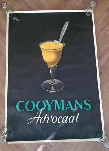 Cooymans Advocaat oude reclame affiche. Wijga beschikbaar voor biedingen