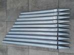 Orgelpijpen / pijpwerk / frontpijpen, 10 stuks, Muziek en Instrumenten, Orgels, Ophalen of Verzenden, Gebruikt, Orgel