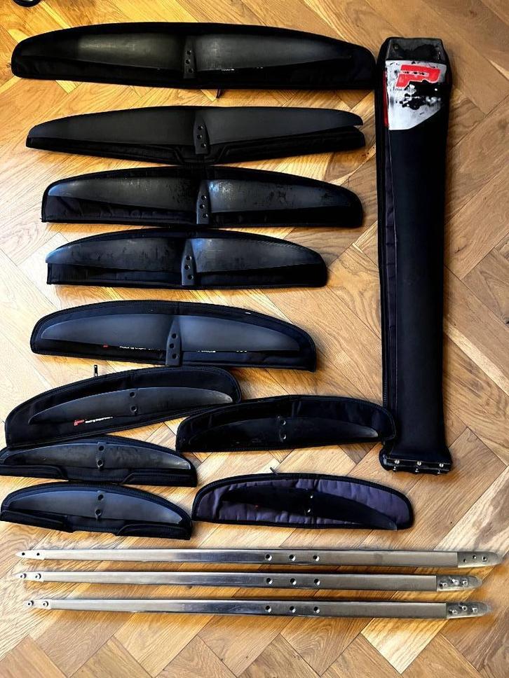 Phantom Infinite Slalom Foil – Carbon windfoil set, Watersport en Boten, Windsurfen, Gebruikt, Overige typen, 7 m² of meer, Ophalen