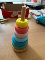 Houten Speelgoed - Stapeltoren & Puzzel, Ophalen, Gebruikt, Bouwen