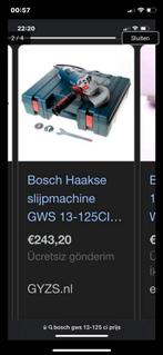 Bosch Professional GWS 13-125 Cl  Haakse Slijper 1300W, Ophalen, Zo goed als nieuw