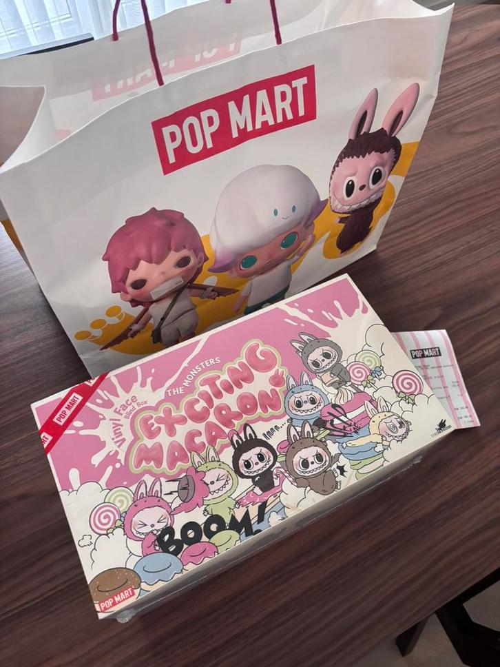 Labubu Exciting Macarons, Verzamelen, Poppetjes en Figuurtjes, Nieuw, Ophalen of Verzenden