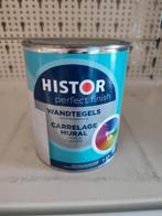 Histor Wandtegels Zijdeglans 750ml Ral 9016 9010 9001, Wit, Nieuw, Ophalen of Verzenden, Verf