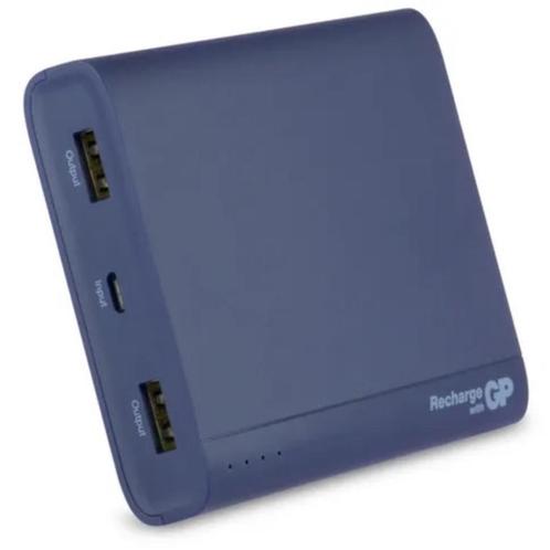 Powerbank GP B10A blauw 10.000 mAh 2 USB poorten 2.1A, Telecommunicatie, Powerbanks, Nieuw, Ophalen of Verzenden