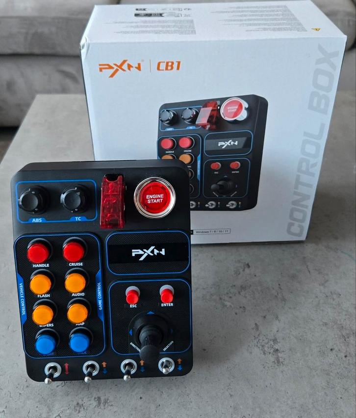 PXN CB1 Control Box - Racesim Accessoire Nette staat, Spelcomputers en Games, Spelcomputers | Overige Accessoires, Zo goed als nieuw