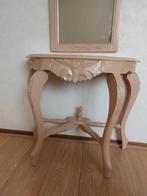 vintage kaptafel met spiegel, Huis en Inrichting, Tafels | Kaptafels, Ophalen, Gebruikt, 50 tot 100 cm, Minder dan 100 cm