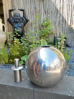 RVS Waterornament / Olielamp Bolvorm, Ophalen of Verzenden, Zo goed als nieuw, Rvs, Waterornament