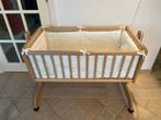 Alvi Sina houten wieg met matras en omranding, Ophalen of Verzenden, Zo goed als nieuw, Wieg