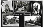 Santpoort- -5-luik., Verzenden, 1960 tot 1980, Gelopen, Noord-Holland