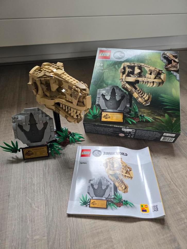 LEGO Jurassic World T. rex schedel 76964, Kinderen en Baby's, Speelgoed | Duplo en Lego, Zo goed als nieuw, Lego, Complete set