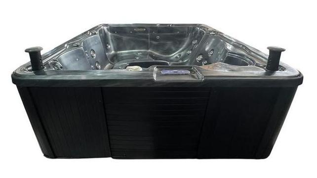 Jacuzzi zwart 5 pers leuk bad om mee te beginnen, Tuin en Terras, Zwembad-toebehoren, Gebruikt, Ophalen