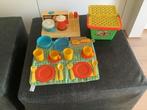 Vintage Ficher Price Speelgoed Fornuis met Picknickmand, Kinderen en Baby's, Speelgoed | Fisher-Price, Ophalen of Verzenden, Gebruikt