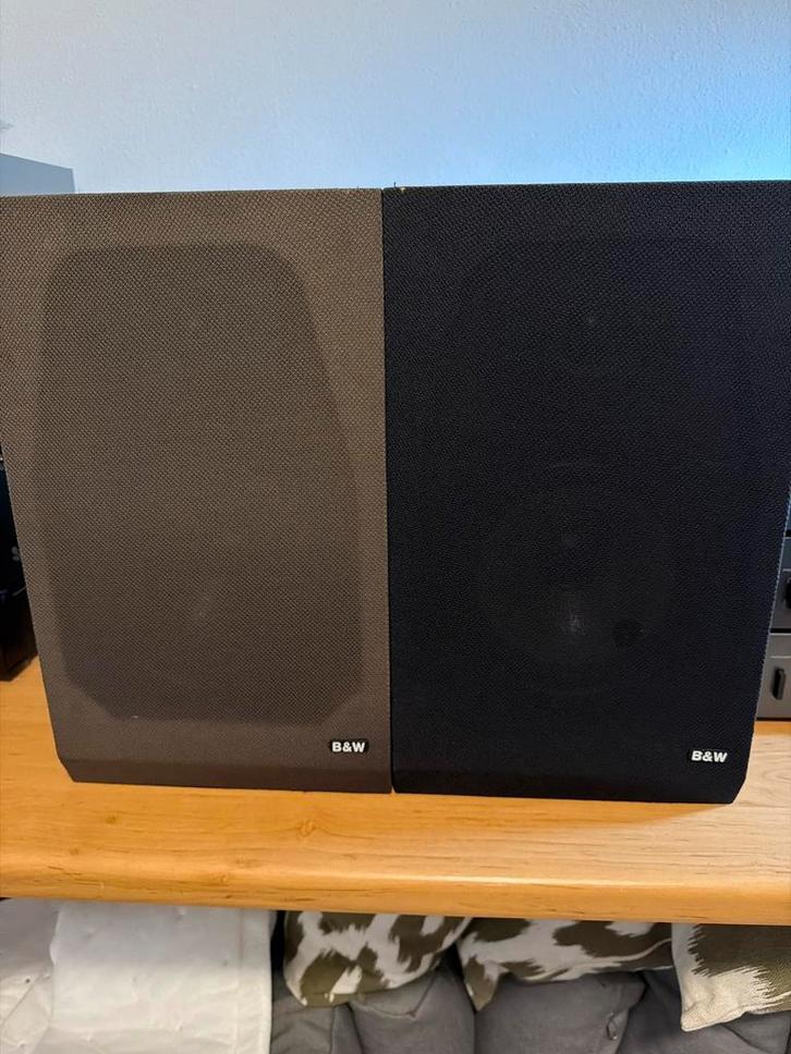B&W DM100 Boekenplank Speakers, Audio, Tv en Foto, Luidsprekers, Gebruikt, Front, Rear of Stereo speakers, Minder dan 60 watt