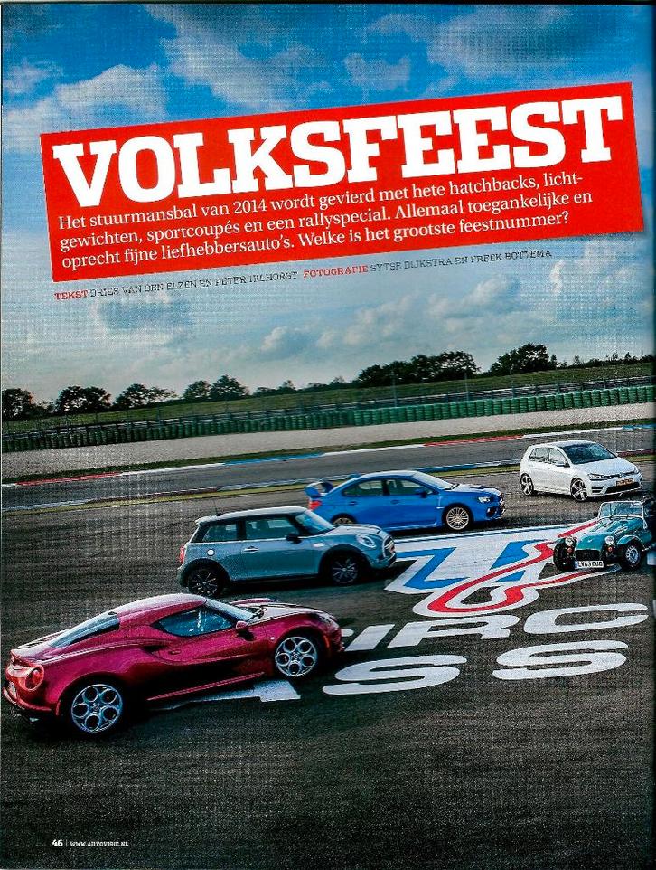 Autovisie Supertest 2014, Boeken, Auto's | Folders en Tijdschriften, Gelezen, Algemeen, Ophalen of Verzenden