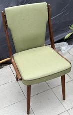 vintage stoel jaren 50-60 mooie groene skai bekleding, Overige kleuren, Jaren 50-60, Zo goed als nieuw, Eén