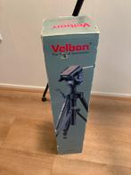 Fotocamera statief balhoofd Velbon D-600 zgan in doos, Ophalen of Verzenden, Zo goed als nieuw, Minder dan 150 cm, Driepoot